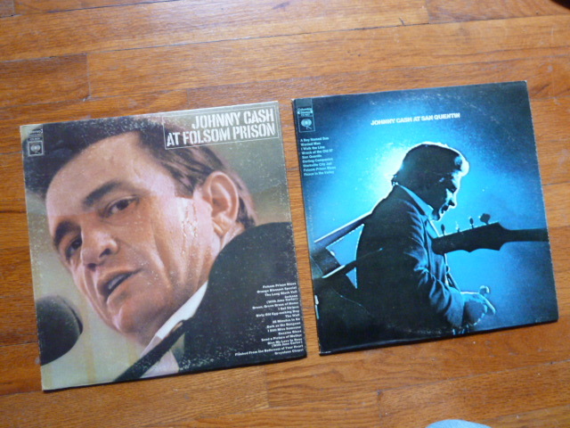 lot 80 image: PAIR OF JOHNNY CASH RECORDS  45