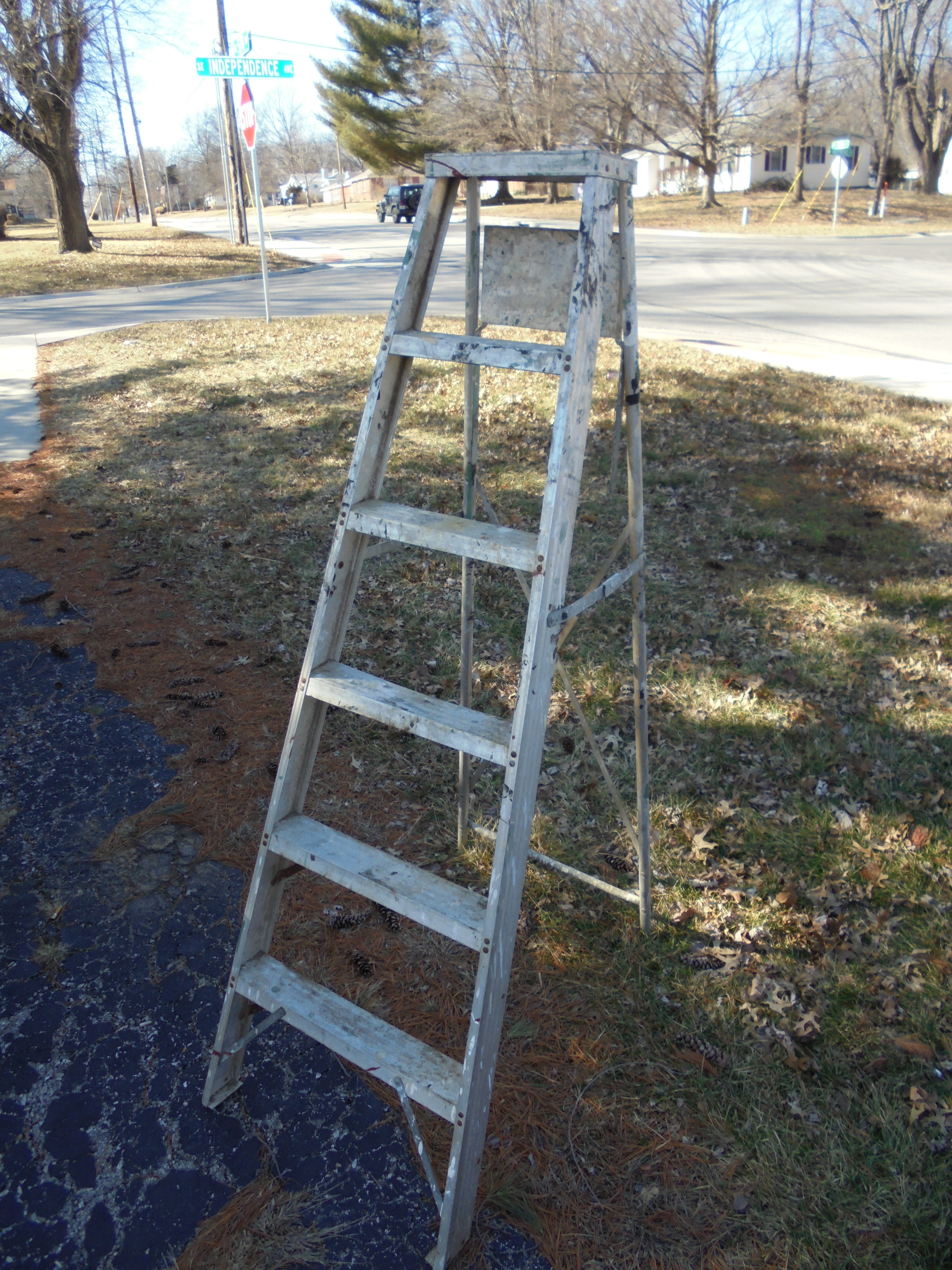 lot 139 image: FOLDING LADDER