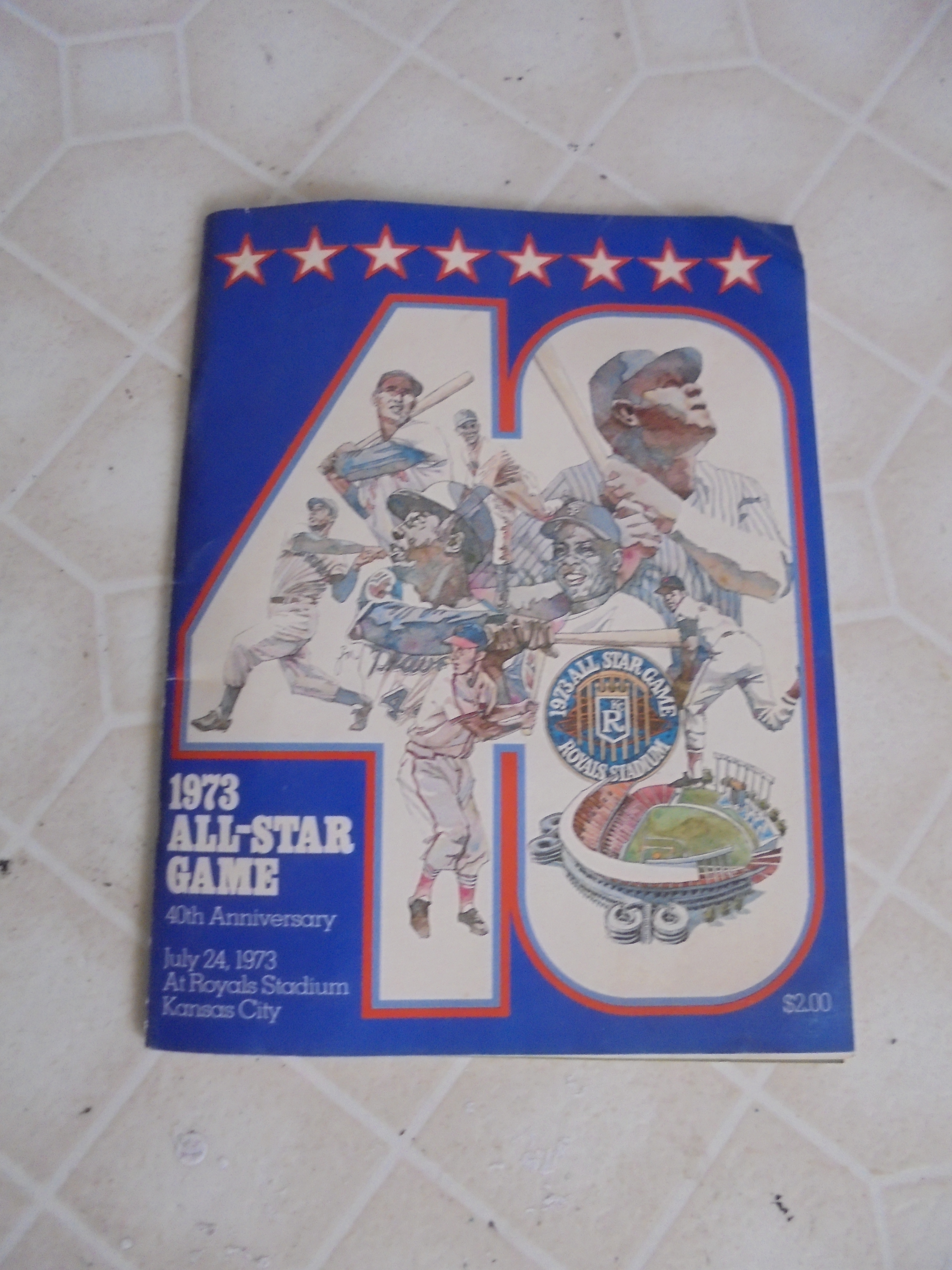 lot 266 image: 1973 ALL STAR GAME MAGAZINE...look this up on ebay