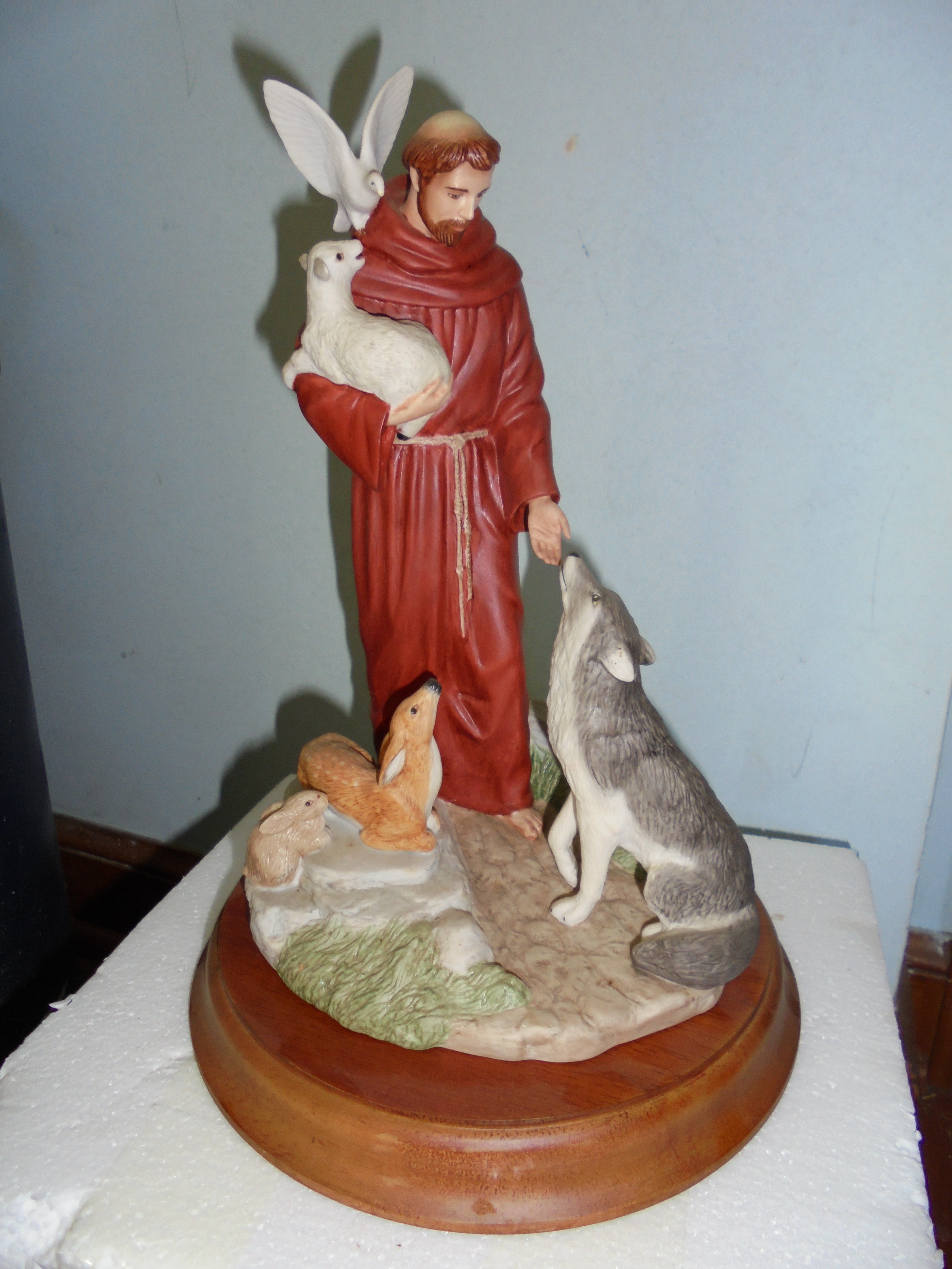 lot 406 image: FRANKLIN MINT - St. Francis of Assisi