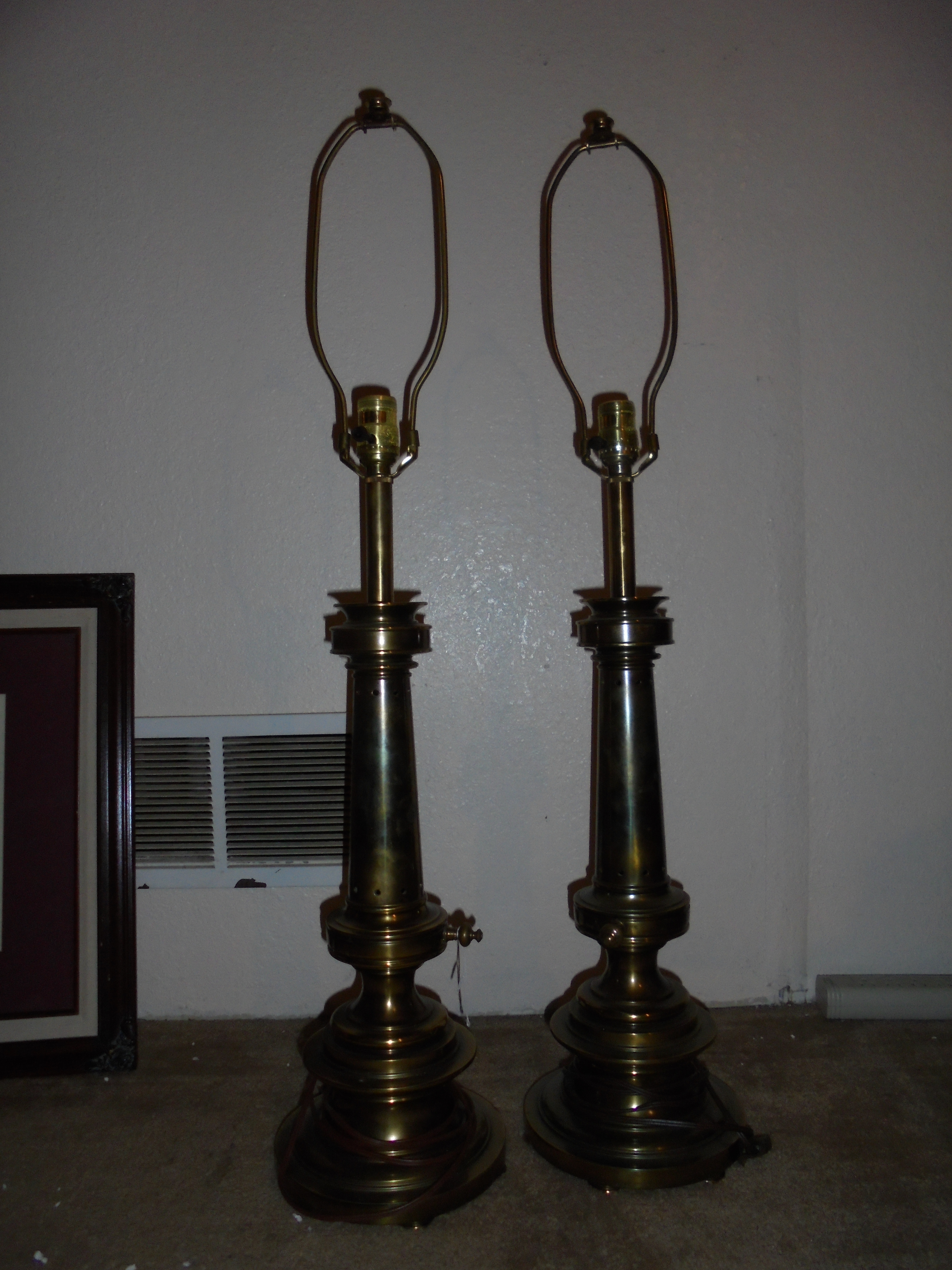 lot 488 image: PAIR OF STIFFEL LAMPS