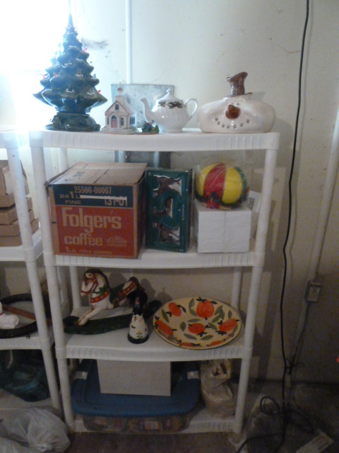 lot 366 image: SHELVING AND CONTENTS
