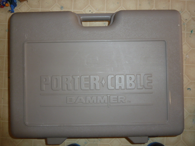 lot 97 image: NAIL GUN IN CASE -PORTER & CABLE BRAND