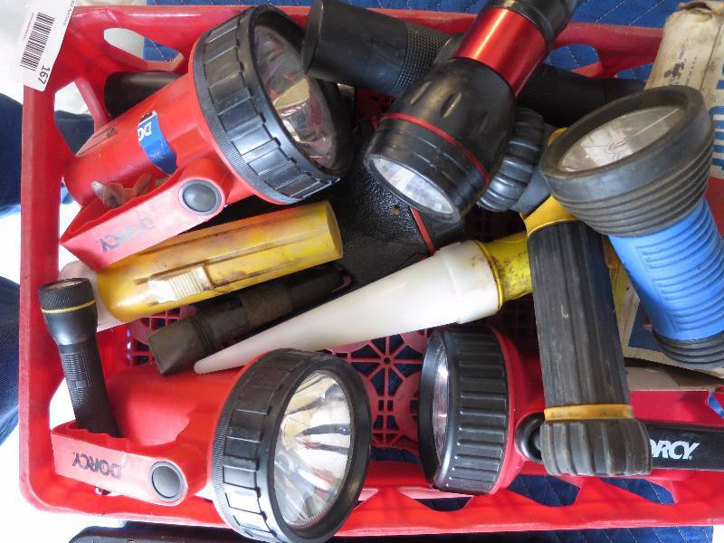 lot 167 image: Huge Lot of Flashlights Etc.