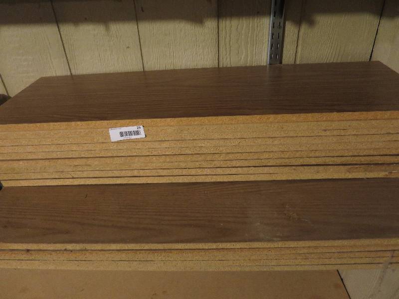 lot 29 image: Huge Lot of Wood Shelving