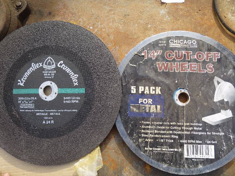 lot 97 image: Lot of Cut Off Wheels