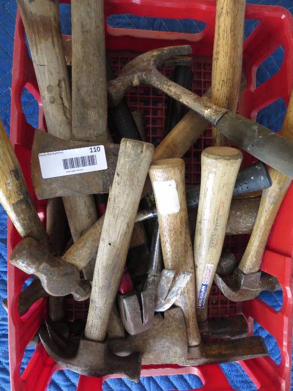 lot 110 image: Huge Lot of Hammers