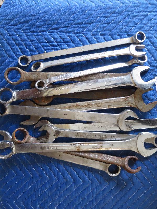 lot 138 image: Large Lot of Wrenches