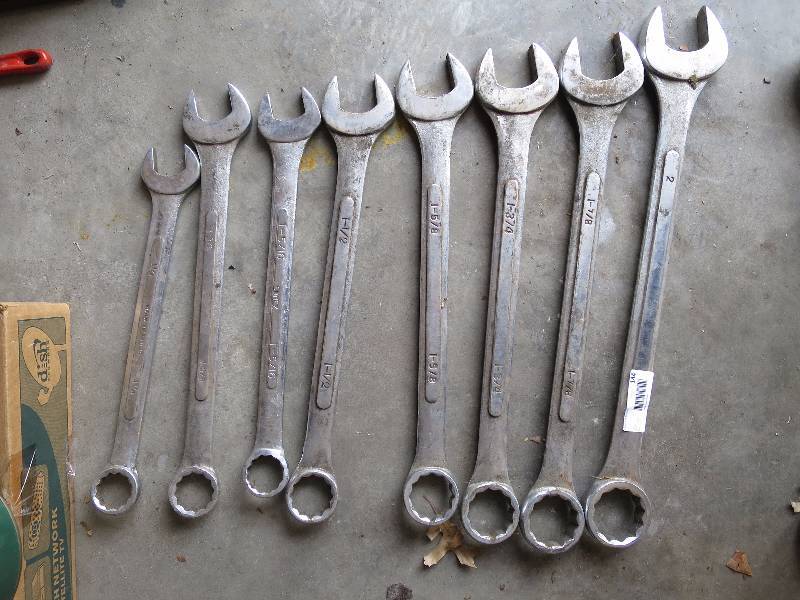 lot 144 image: Lot of Giant Wrenches