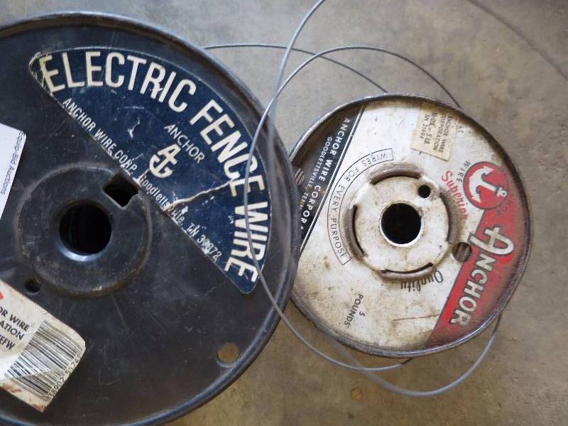 lot 155 image: Spools of Wire