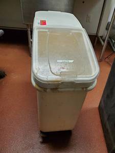 lot 23007 image: Winco Ingredient Bin On Casters