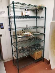 lot 23025 image: 7 Tier Green Metro Rack