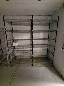 lot 23034 image: (2) 6 Tier Metro Racks Hooked Together