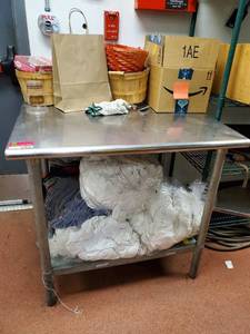 lot 23042 image: Stainless Table