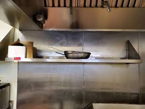 lot 23061 image: 5ft Stainless Steel Shelf