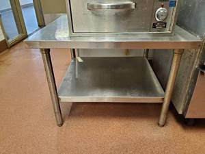 lot 23079 image: Stainless Equipment Stand