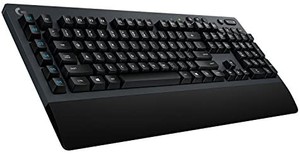 lot 3392 image: Logitech G613 LIGHTSPEED Wireless Mechanical Gaming Keyboard, Multihost 2.4 GHz  Blutooth Connectivity - Black