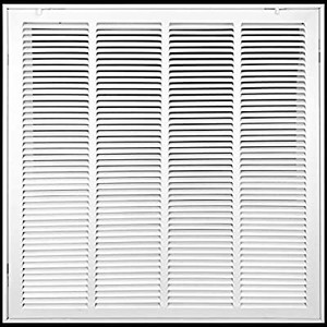 lot 3395 image: 22 X 20 Steel Return Air Filter Grille For 1 Filter - Removable Facedoor