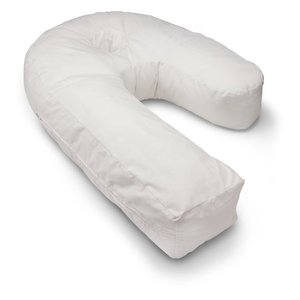 lot 3442 image: Dmi Side Sleeper Body Pillow with Contoured Support to Help Eliminate Neck & Back Pain, Includes Hypoallergenic Removable Washable Cover, Firm