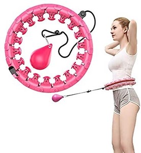 lot 3497 image: LOVHO Hula Hoop Detachable Adjustable Size That Won��t Fall with 360 Degree Massage Function