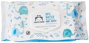 lot 3527 image: Elements Baby Wipes Fragrance-free 90count each pack - 2 packs total