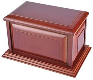 lot 3530 image: MAKEYS Urns for Human Ashes Adult,Cremation Urn,Handmade Wood Urn Funeral Keepsake urns for Loved Ones��225 Cuin