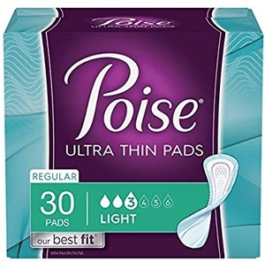 lot 3533 image: Poise Size 3 Ultra Thin 48 Pads Most Comfortable Protection