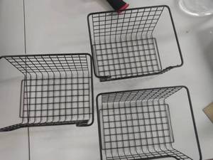 lot 3542 image: SET OF 3 WIRE BASKET