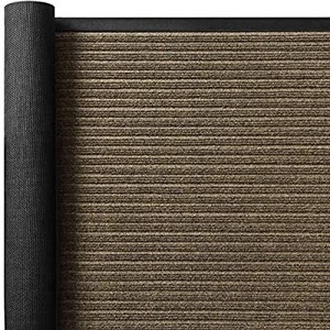 lot 3629 image: Outdoor Door Mat 17X29 Rubber Mats, Low-Profile Doormat, Indoor Outdoor, Waterproof, Heavy Duty Mat for Floor, Patio, Entry, Back Front Door,Brown