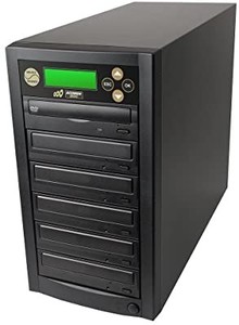 lot 37326 image: Acumen Disc 1 to 5 Target Discs DVD CD Duplicator Machine with Asus Writers Burners Drives (Standalone Audio Video Copy Duplication Device Unit)