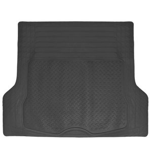 lot 37327 image: BDK Heavy Duty Rubber Cargo Floor Mat - All Weather Trunk Protection, Trimmable to Fit & Durable HD Rubber (Black)