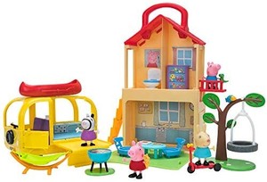 lot 37335 image: Peppa Pig Pop N�� Playhouse And Play N�� Go Campervan Combo Pack, Includes 4 Chara