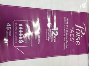 lot 37340 image: Poise Pads For Women
