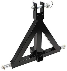 lot 37350 image: 3 Point 2 Hitch Receiver Adapter for Farm Equipment and Standard Trailers,Like Compact Sub-Compact Tractors Replacement for BX Kubota, John Deere, LM25H WLM Tractor, NorTrac, Kioti, Yanmar, Cat