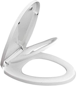 lot 37351 image: Potty Training Seat Ideal 2 in 1 Toilet Seat For Toddlers & Adults�� Space Saving Solution For Kids Potty Training Easy To Install Convertible Toilet Seat, (Elongated)