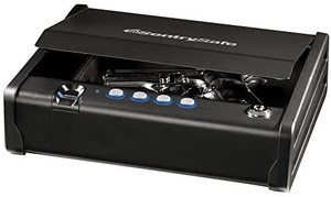 lot 37480 image: SentrySafe QAP1BE Gun Safe with Biometric Lock, 1 Capacity