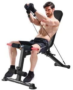 lot 50449 image: K KiNGKANG Adjustable Weight Bench Utility Workout Bench for Home Gym,Foldable Incline Decline Benches for Full Body Workout