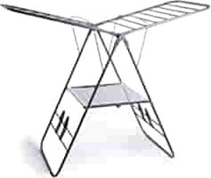 lot 50465 image: BINO Gullwing Collapsing Foldable Laundry Drying Rack