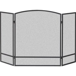 lot 50473 image: Panacea Products 15951 3-Panel Arch Screen with Double Bar for Fireplace