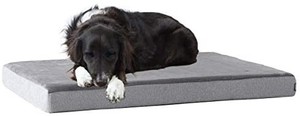 lot 50537 image: Barkbox Memory Foam Platform Dog Bed  Plush Mattress for Orthopedic Joint Relief Large