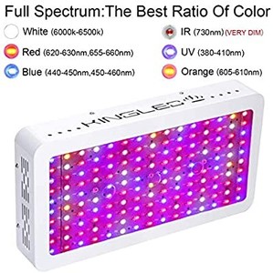 lot 50547 image: King Plus 1500W LED Grow Light Full Spectrum for Greenhouse and Indoor Plant