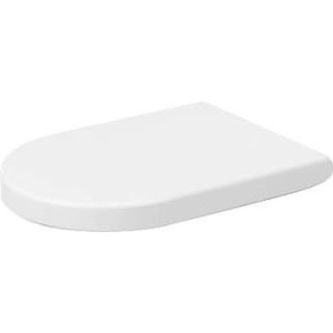 lot 50550 image: Duravit Closed-Front Toilet Seat with Soft Close