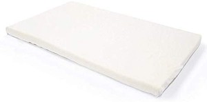 lot 50562 image: Milliard 2-Inch Ventilated Memory Foam Crib and Toddler Bed Mattress Topper