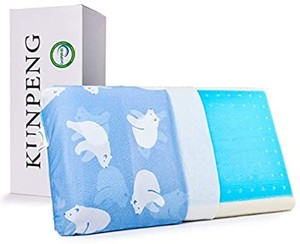 lot 50570 image: Memory Foam Pillow, KUNPENG Cooling Gel Pillows for Sleeping