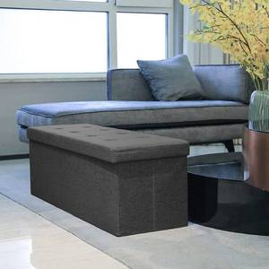 lot 50571 image: Fabric Folding Storage Coffee Table Foot Stool Sponge Bench Sofa Chair Rectangular Bed End Stool Ottomans Pouf Storage