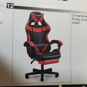 lot 50621 image: Gaming Chair Black and Gray