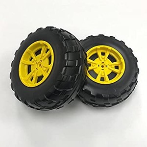 lot 50633 image: Peg Perego Gator Xuv Front Wheels, Black