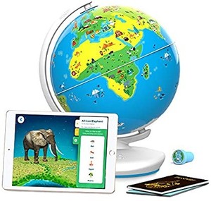 lot 37509 image: Shifu Orboot (App Based) Augmented Reality Interactive Globe For Kids, Stem Toy For Boys & Girls Ages 4 Educational Toy Gift (No Borders, No Names On Globe