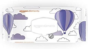 lot 37522 image: Amazon Elements Baby Wipes, Advanced Sensitive (2packs  90 Wipes per pack