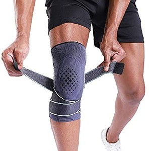 lot 37540 image: BERTER Knee Brace for Men Women Compression Sleeve Non-Slip Knee Support Stability Comfort for Running, Weightlifting, Baseball, Crossfit, Working Out black size small